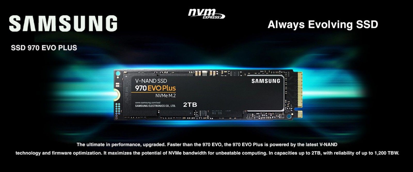 Samsung Evo 970 nvme 2tb